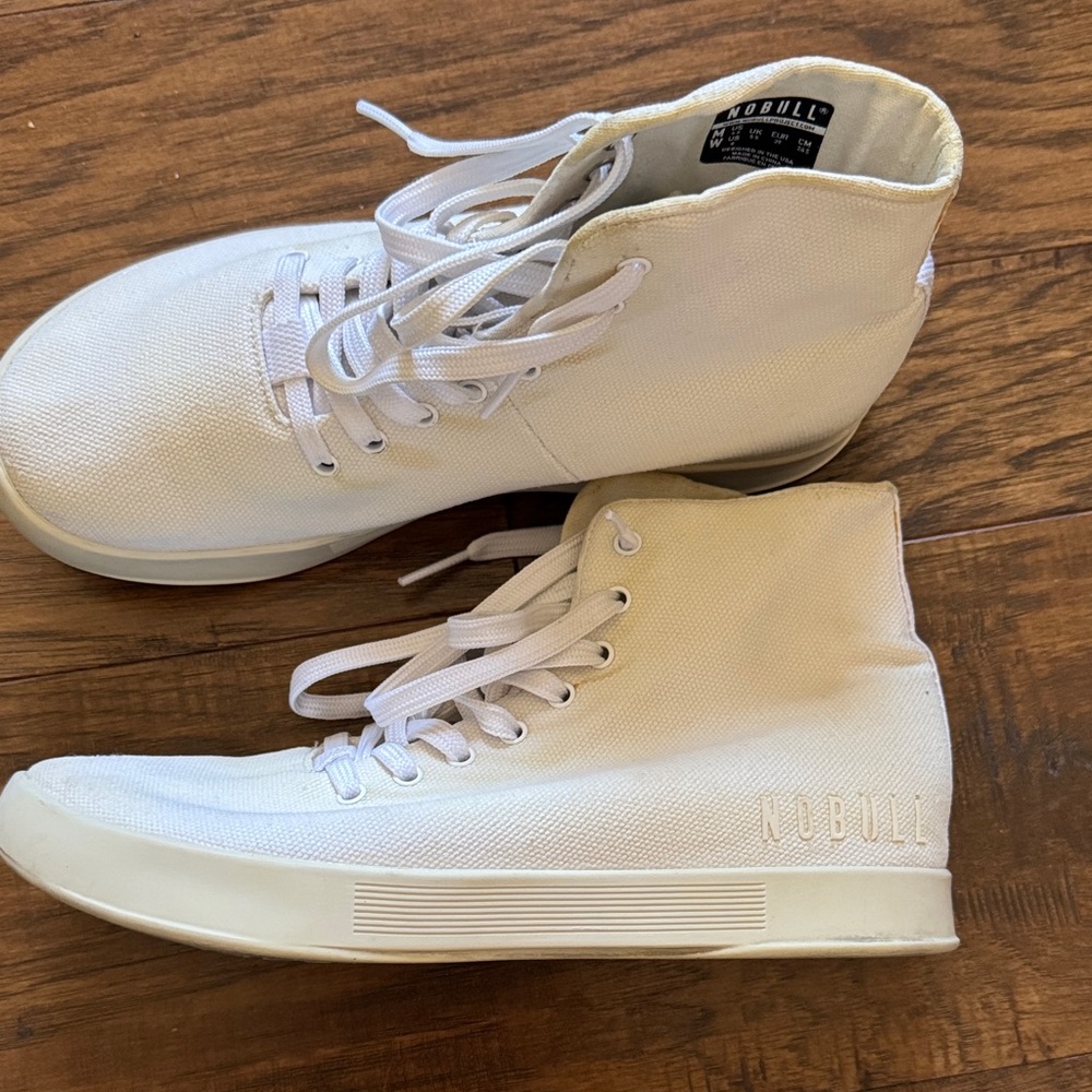 NOBULL Women's White High-Top Sneakers